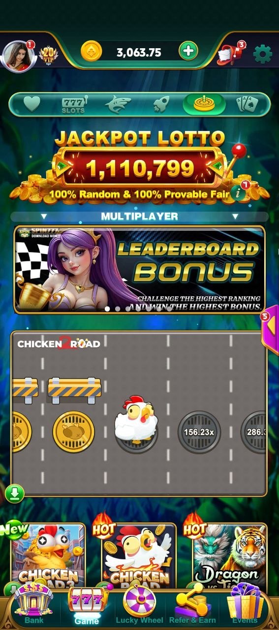 Casual Games inside Spin777